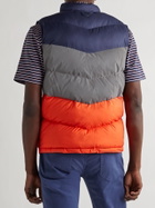 Peter Millar - Après Ski Colour-Block Quilted Shell Gilet - Blue
