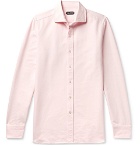 TOM FORD - Cotton Oxford Shirt - Pink