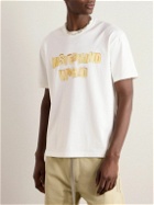 Mastermind World - Logo-Print Cotton-Jersey T-Shirt - White