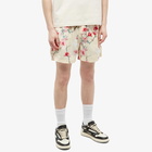 Represent Men's Floral Short in Cream