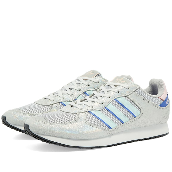 Photo: Adidas Special 21 W Sneakers in Silver/Halo Mint/Sonic Ink