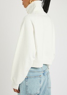 Frame The Coach Cotton Sweatshirt Cream