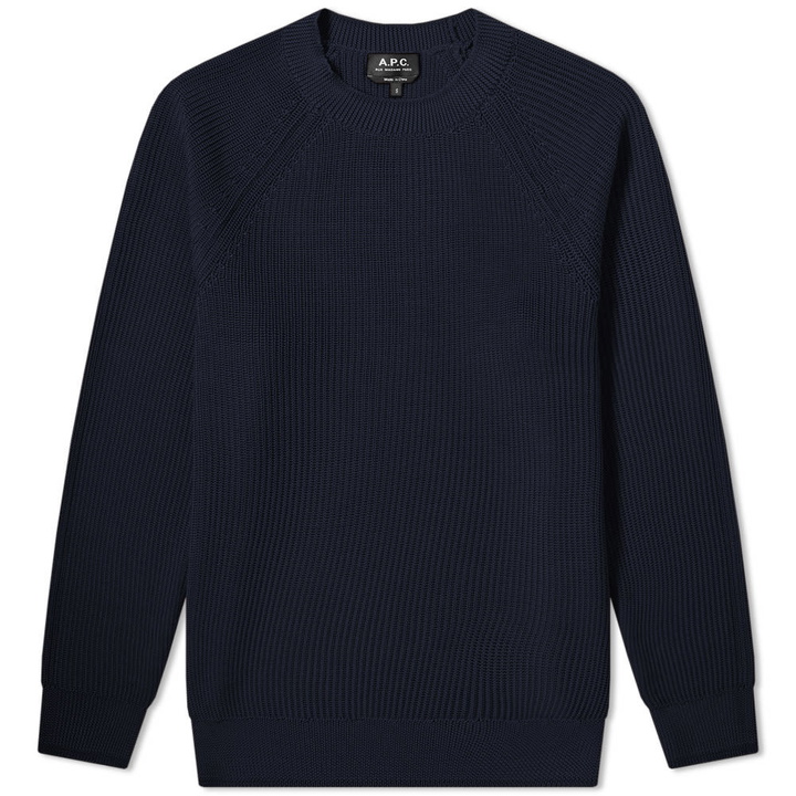 Photo: A.P.C. Basket Knit Crew Sweat