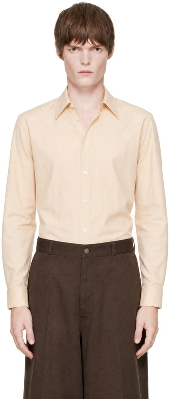 Photo: LEMAIRE Beige Fluid Shirt