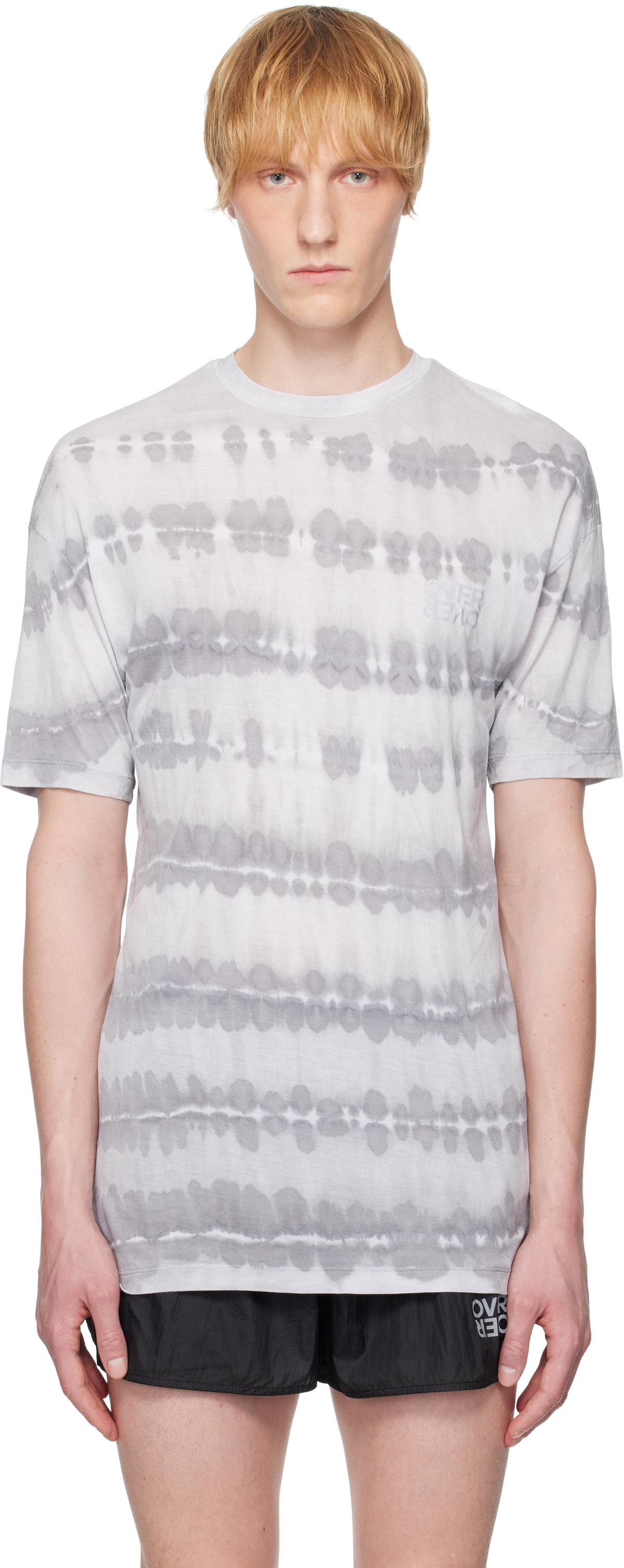 OVER OVER Gray Easy Collagenic T-shirt