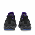 Adidas Men's Ultra 4D Sneakers in Core Black/Purple/Impact Orange