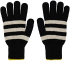 Paul Smith Black Twisted Gloves