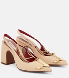 Zimmermann - Overboard embellished slingback pumps