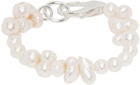 Hatton Labs SSENSE Exclusive White Pearl Bracelet