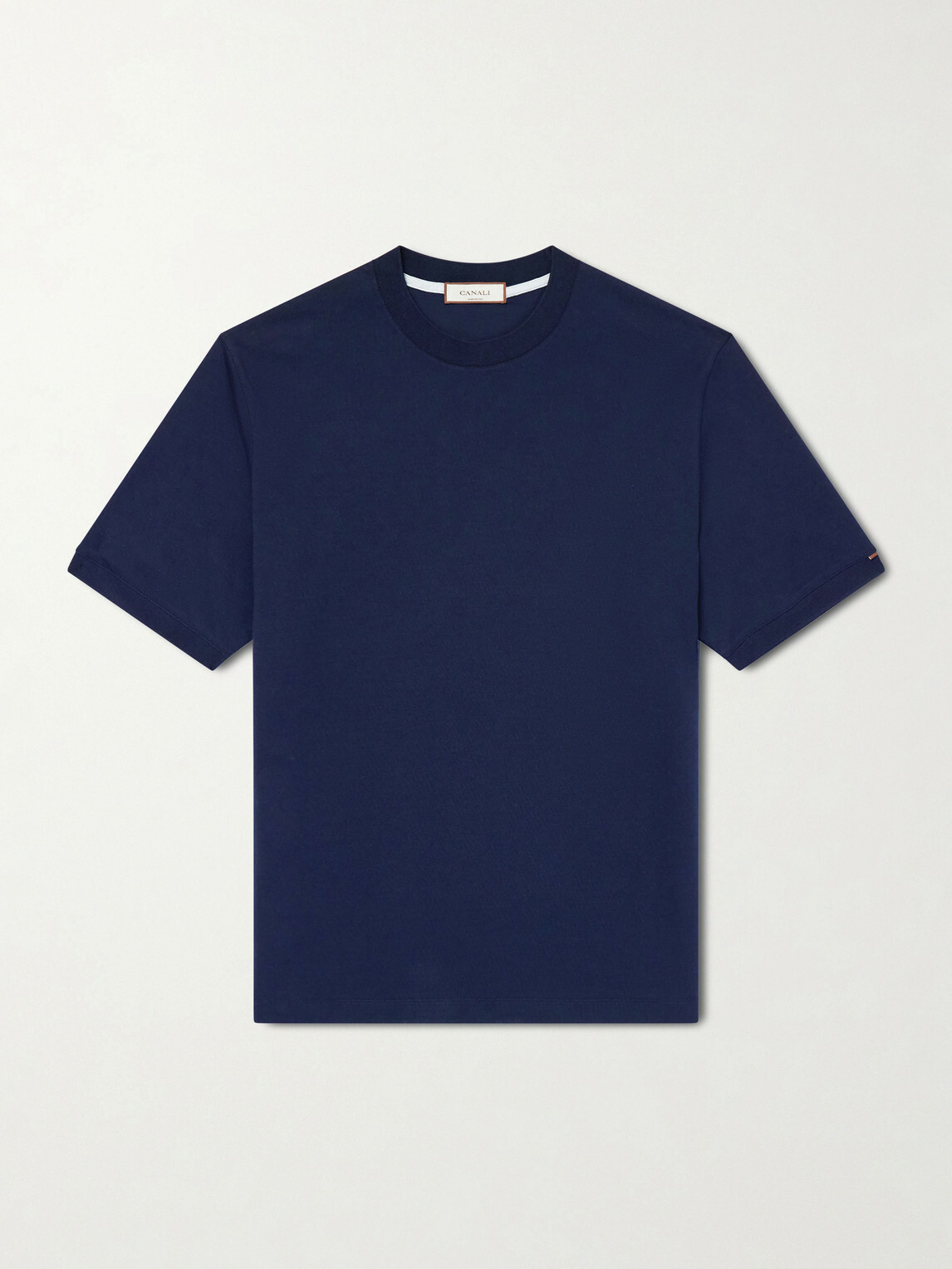 Canali - Cotton-Jersey T-Shirt - Blue