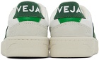 VEJA White & Green V-90 Sneakers
