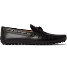 Tod's - City Full-Grain Leather Driving Shoes - Black