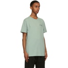 Off-White Blue Embroidered Logo T-Shirt