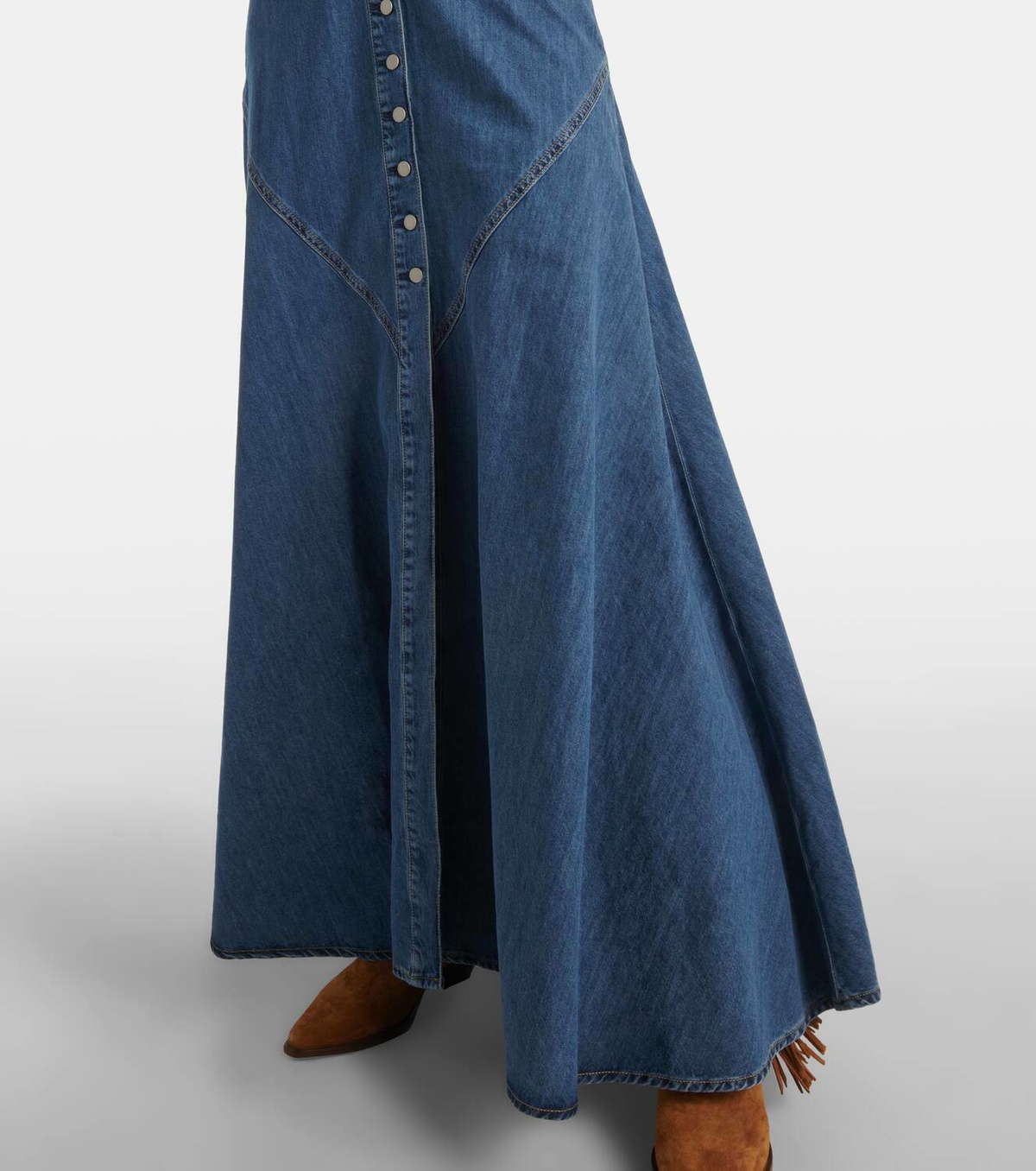 AG Jeans Seville denim maxi dress AG Jeans