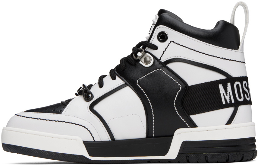 Moschino Streetball High-Top Sneakers - Blue