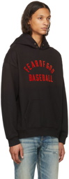 Fear of God Black Baseball Logo Hoodie