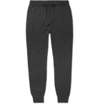 Mr P. - Slim-Fit Tapered Mélange Wool and Cashmere-Blend Sweatpants - Gray