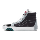 Vans Black and Pink Sk8-Hi Reissue Cap Sneakers