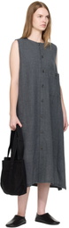 Y's Black Big Washer Canvas Tote