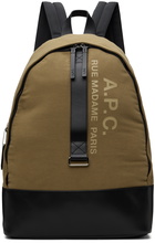 A.P.C. Beige Sense Backpack