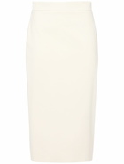 MAX MARA Eden Double Cotton Canvas Midi Skirt