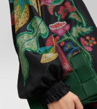 La DoubleJ Cerere printed silk voile blouse