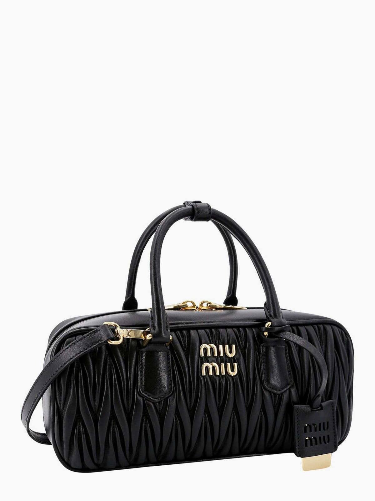 ハンドバッグ MIU MIU Arcadie Softy leather handbag Nero MIU Arcadie ハンドバッグ MIU leather Nero Softy handbag
