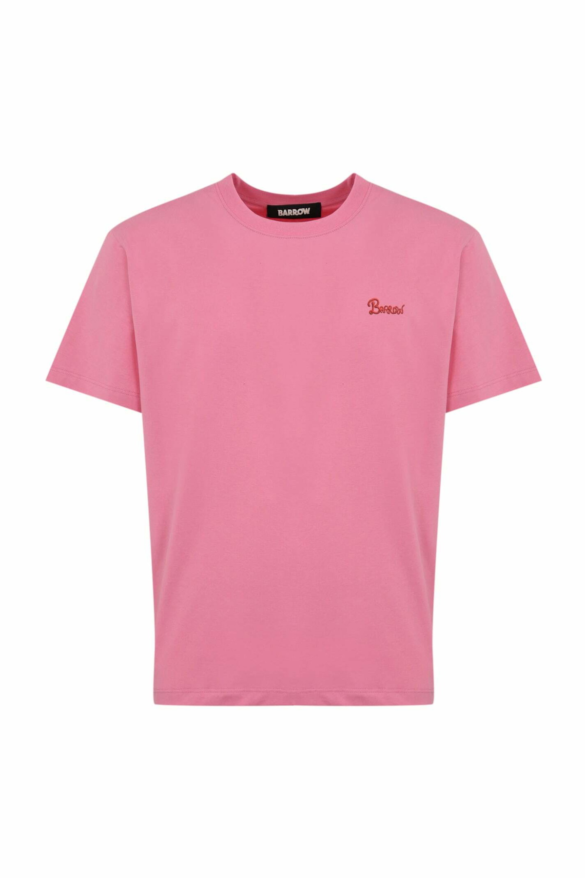 Cotton T-shirt With Barrow Cream Print