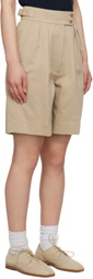 Nothing Written Beige Heritage Shorts