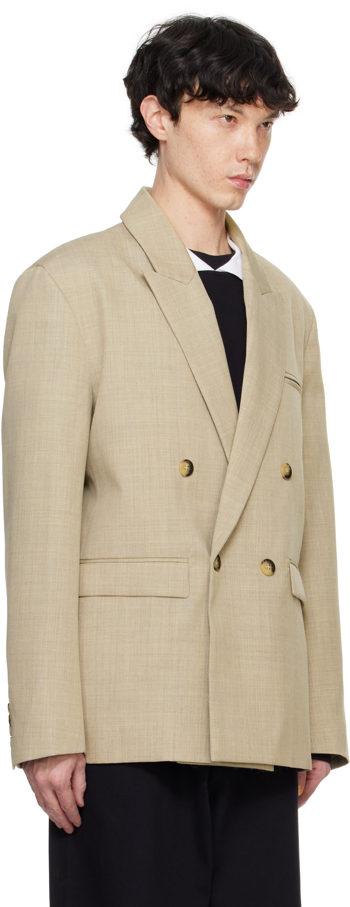 Nanushka Taupe Olivier Blazer