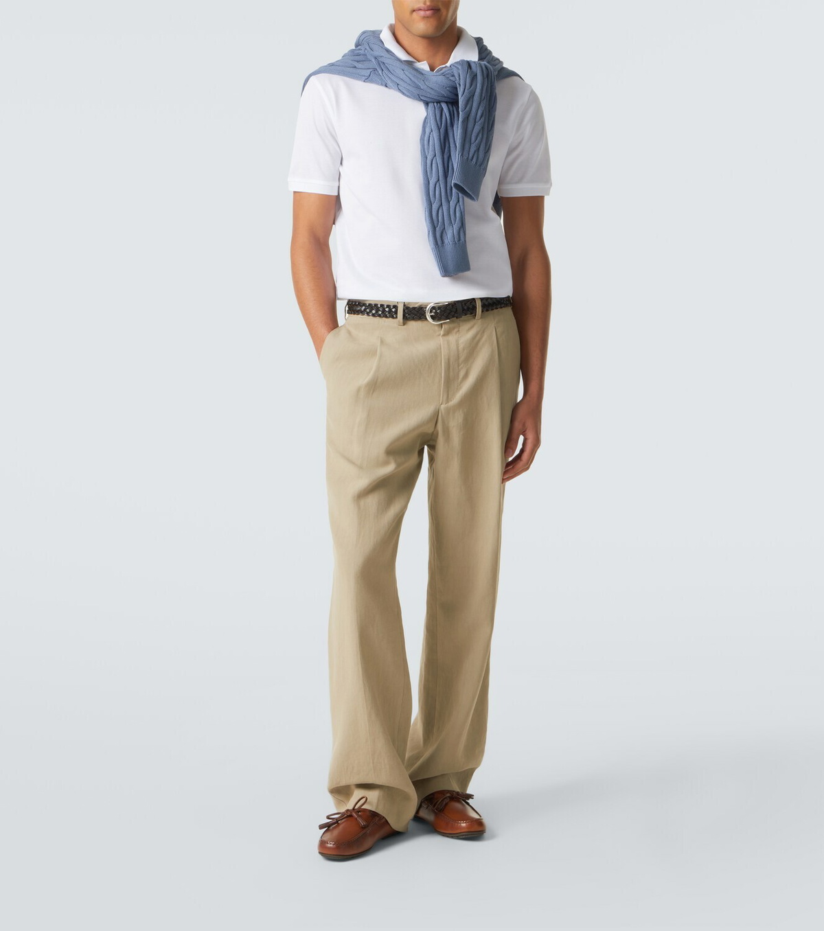Ralph Lauren Purple Label Cotton piqué polo shirt