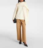 Staud Siren scarf-detail sweater