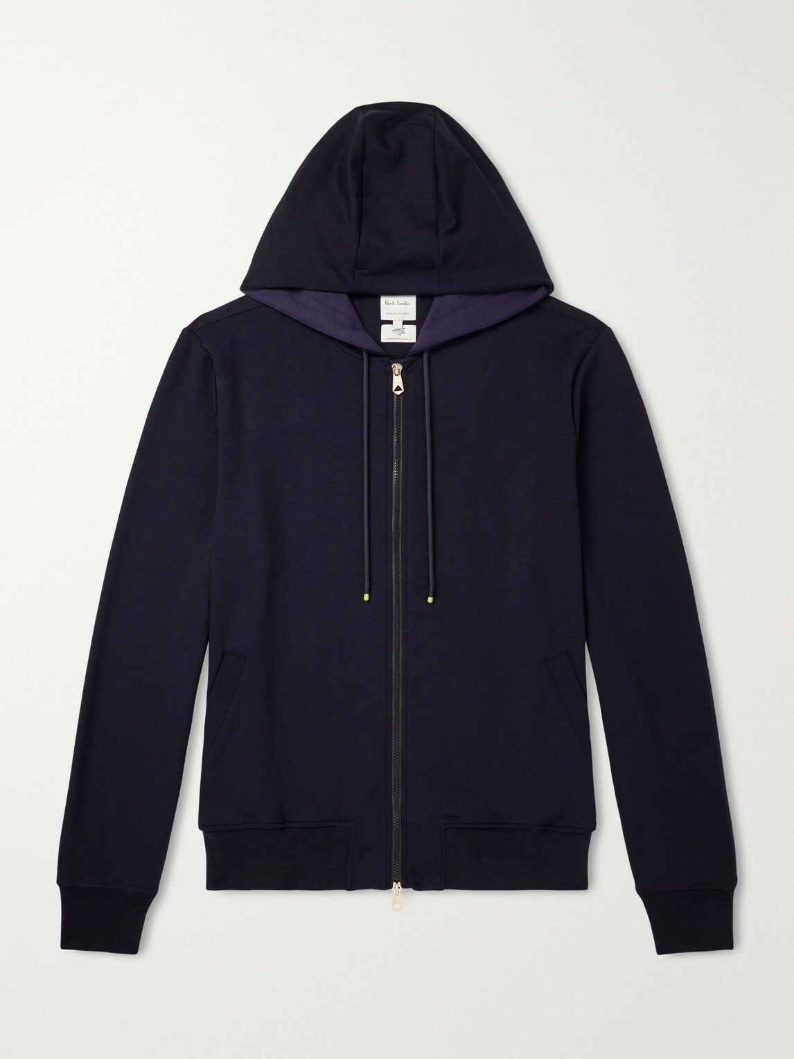 Paul Smith - Lyocell-Blend Zip-Up Hoodie - Blue