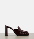 Saint Laurent Le Loafer leather mules