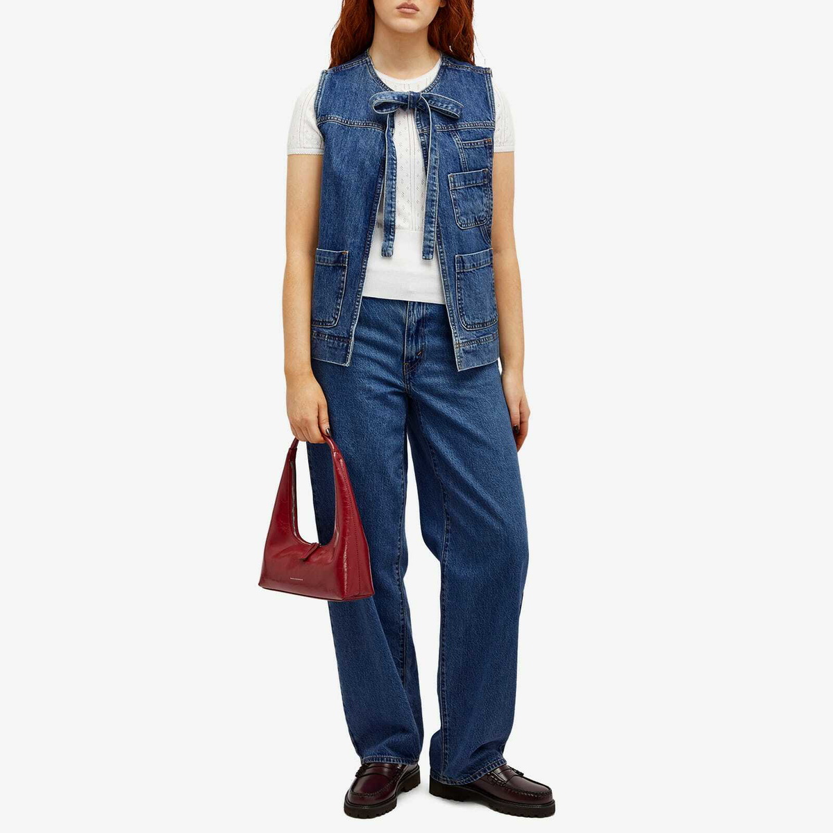 Damson Madder Women's Milly Gilet in Blue