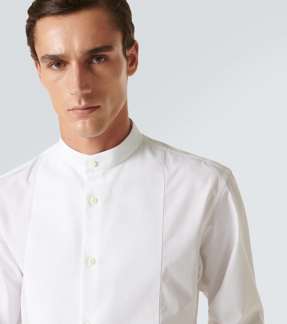 Loro Piana Cotton tuxedo shirt Loro Piana