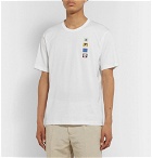 Acne Studios - Appliquéd Cotton-Jersey T-Shirt - White