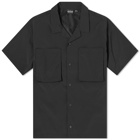 Wild Things Men's Short Sleeve Camp Shirt in Black