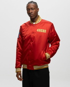 Mitchell & Ness Nfl Heavyweight Satin Jacket San Franciso 49ers Red - Mens - College Jackets/Team Jackets