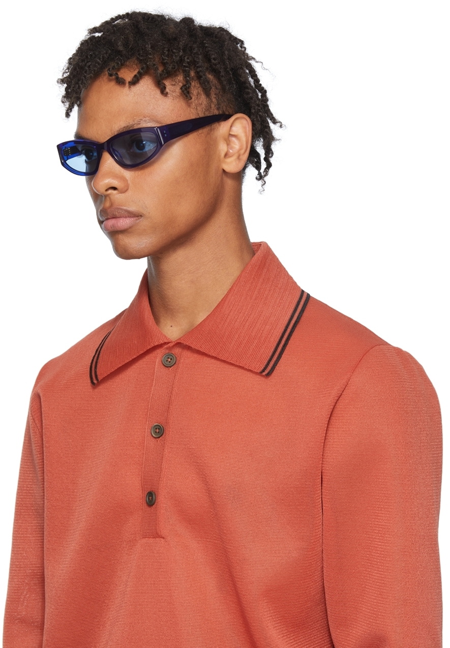 FLATLIST EYEWEAR Blue Veneda Carter Edition Daze Sunglasses