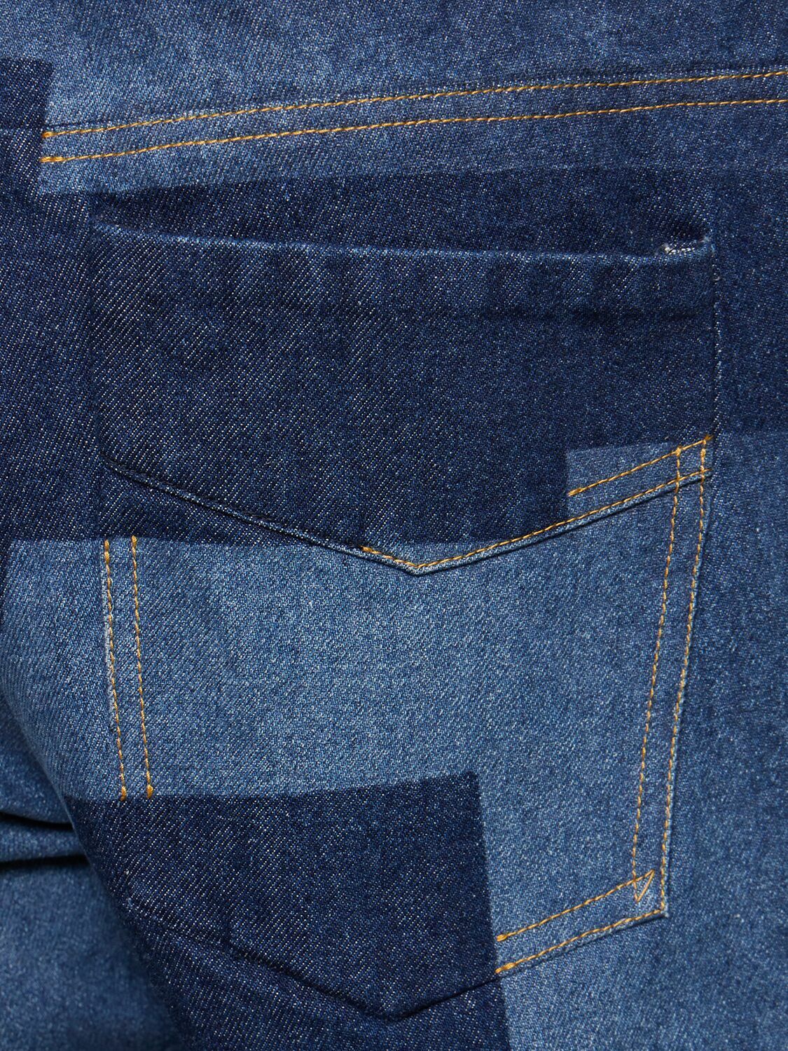NEEDLES - 14oz Patchwork Denim Straight Jeans Needles NEEDLES - 14oz Patchwork Denim Straight Jeans Needles