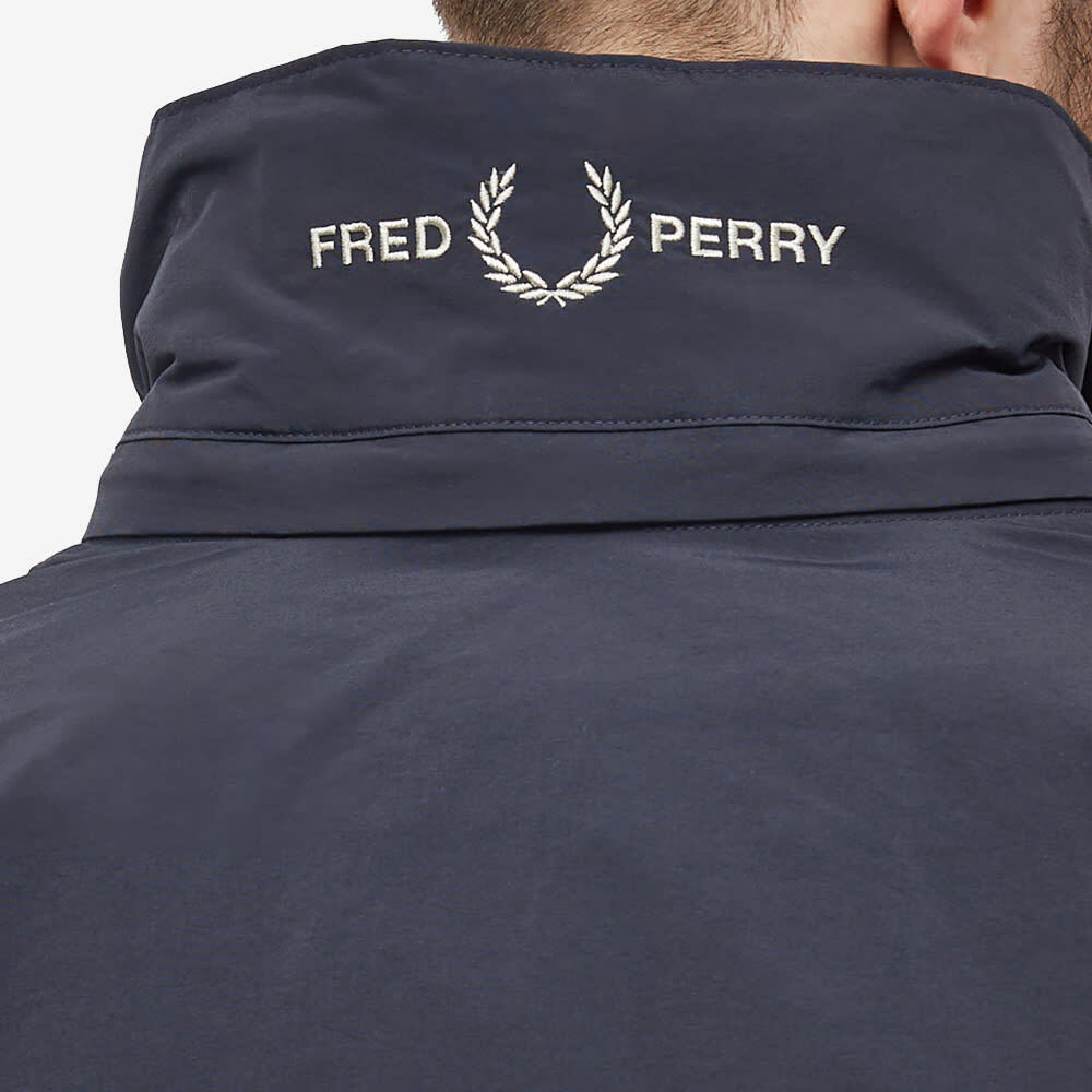 Fred Perry Men's Patch Pocket Zip Through Jacket in Navy