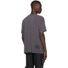 We11done Grey Modal Oversized T-Shirt