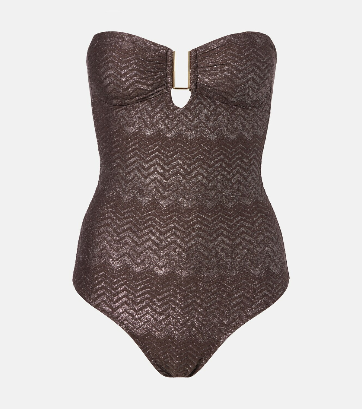 Melissa Odabash Argentina lamé swimsuit