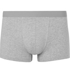 Acne Studios - Konrad Mélange Stretch-Cotton Boxer Briefs - Men - Gray