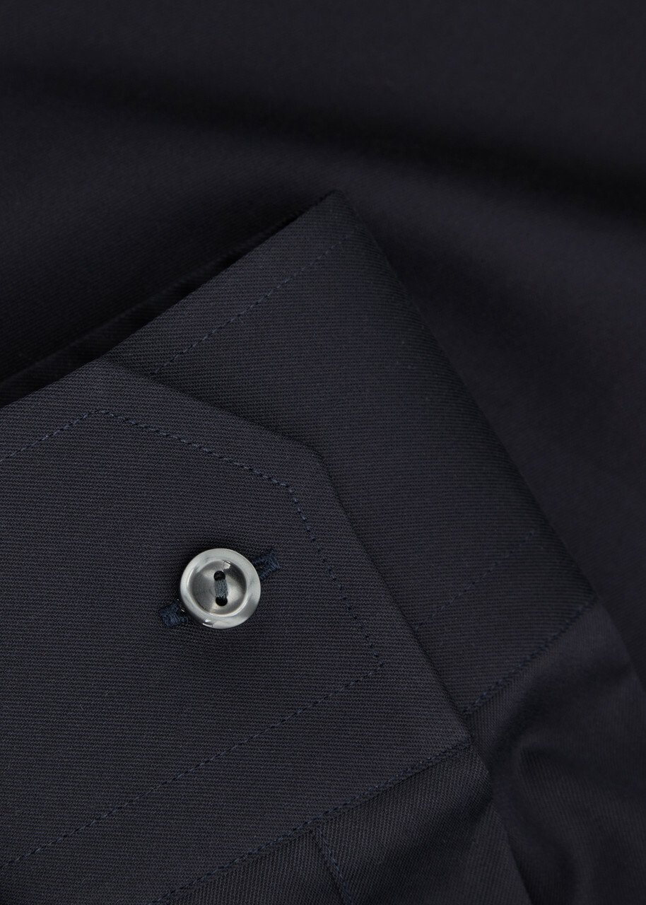 Eton Cotton-twill Shirt Navy