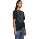 Saint Laurent Black Skeleton T-Shirt