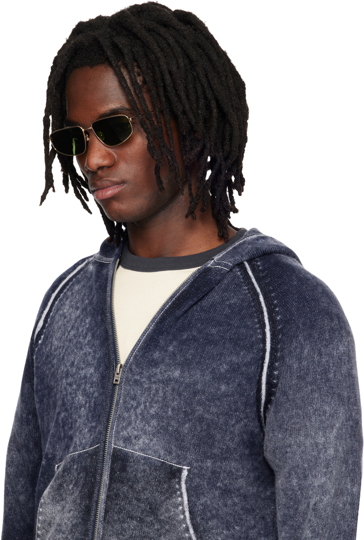 RETROSUPERFUTURE Gold Isedra Sunglasses