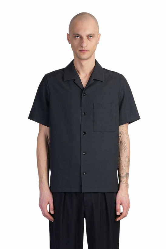 Photo: Attachment Shirt In Black Polyester