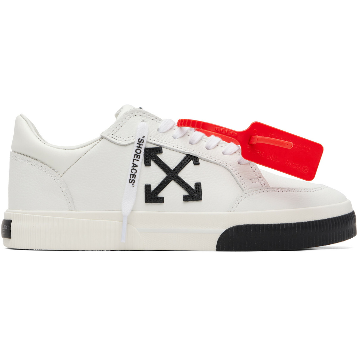 Off-White White Vulcanized Low Leather Sneakers